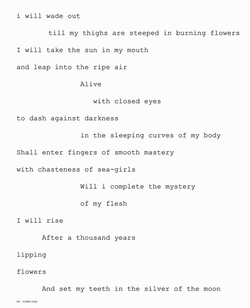 poem by ee cummings