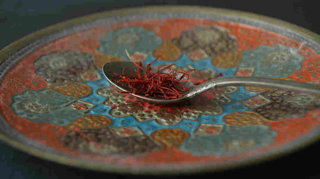 aa spoonful of saffron spice